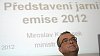 Ministr financ� Miroslav Kalousek p�edstavuje dal�� emisi dluhopis� pro ob�any.