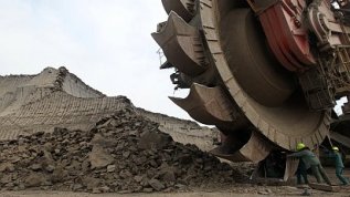 Povrchov� t�ba uhl� skupiny Czech Coal.