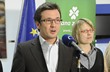Ondřej Liška a vedení pražské kandidátky Strany zelených Ondřej Liška a vedení pražské kandidátky Strany zelených