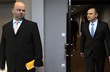 M�stop�edseda ODS a exministr vnitra Ivan Langer a jeho n�stupce v ministersk� funkci a volebn� l�dr �SSD v Praze Martin Pecina