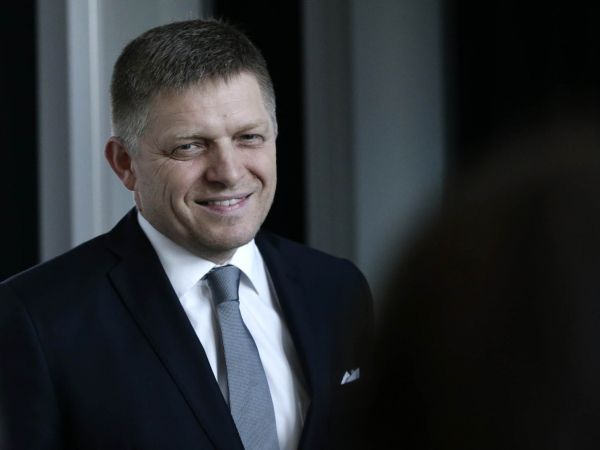 Robert Fico, slovensk&yacute; premi&eacute;r a v&iacute;t�z ned&aacute;vn&yacute;ch voleb.