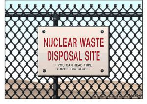 varování před jaderným odpadem