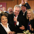 Milo� Zeman prezidentem - okam�iky radosti