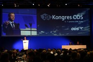 V sobotu odpoledne zahájili delegáti na kongresu ODS politickou diskusi. Kongres_ODS__192x128_.jpg
