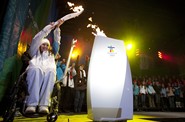 olympijská pochodeň_Vancouver olympijská pochodeň_Vancouver