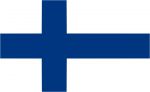 Finsko, finsk� vlajka - ilustra�n� foto