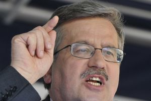 Po�sk� prezident Bronislaw Komorowski. Sn�mka: TASR/AP