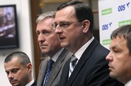 Mirek Topolánek a Petr Nečas Mirek Topolánek a Petr Nečas