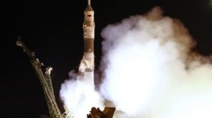 Ilustra�n� foto - start rakety z Bajkonuru