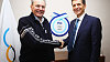 Jacques Rogge, prezident Mezin�rodn�ho olympijsk�ho v�boru a Marc Pritchard,  �editel firmy P&G pro marketing a budov�n� zna�ky