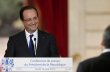 Francois Hollande na tiskov� konferenci, 16. 5. 2013
