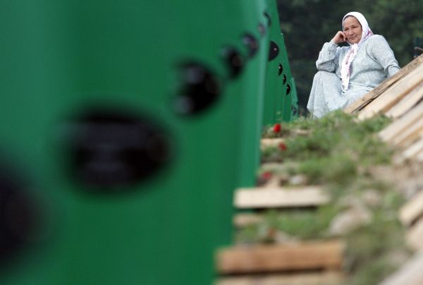 Výročie masakru v Srebrenici/REUTERS Výročie masakru v Srebrenici/REUTERS