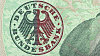 Logo Deutsche Bundesbank na jedn� z b�val�ch n�meck�ch bankovek.