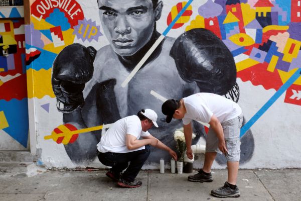 Muhammad Ali, boxer, New York