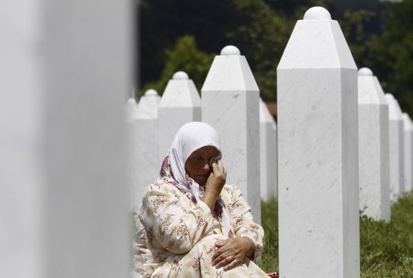 Výročie masakru v Srebrenici/REUTERS Výročie masakru v Srebrenici/REUTERS