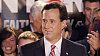 Rick Santorum během primárek v Iowě Rick Santorum