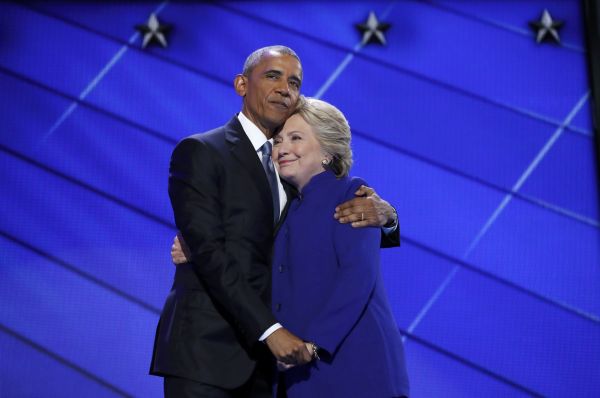 Barack Obama a Hillary Clintonová