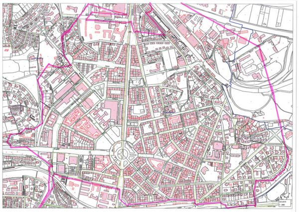Mapa oblasti, kde je v Praze kontaminovan voda. Foto: Praha 6