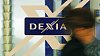 Logo banky Dexia v Bruselu. Logo banky Dexia v Bruselu.