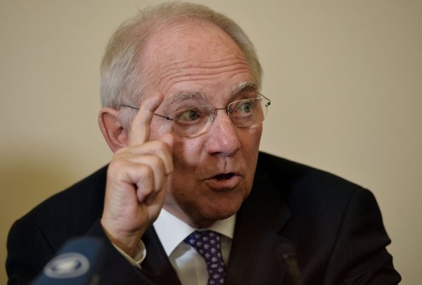 Nmecký ministr financí Schäuble zaíná být optimistický.