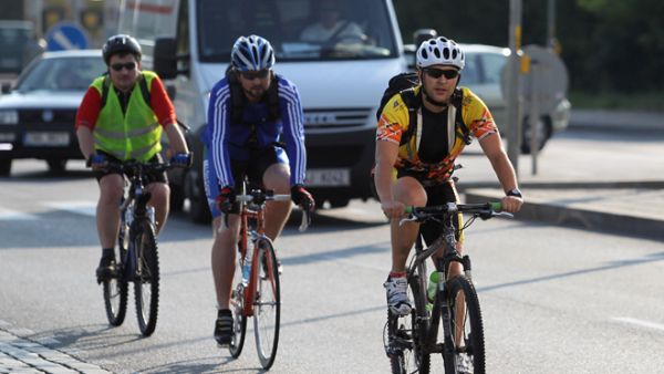Cyklistika. Ilustra�n� foto.