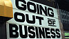 Ilustra�n� foto - Bankrot, konec byznysu - "Going out of business".