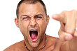 Is he shouting at you?