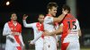 Fotbalist� AS Monaka se raduj� z g�lu
