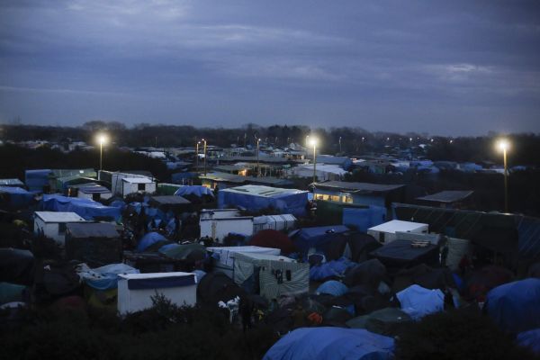 Tábor poblí Calais