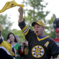 Fanoušci hokejistů Bostonu Bruins
