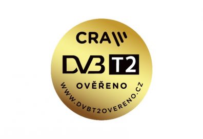 Logo DVB-T2 certifikace udlen Ra