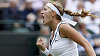 Petra Kvitov� ve Wimbledonu.