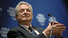 Miliardář George Soros na Světovém ekonomickém fóru v Davosu