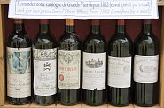Šestice velkých vín z Bordeaux.
