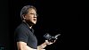 Jensen Huang, �editel nVidie, p�edstavuje hern� konzoli Shield na veletrhu CES 2013