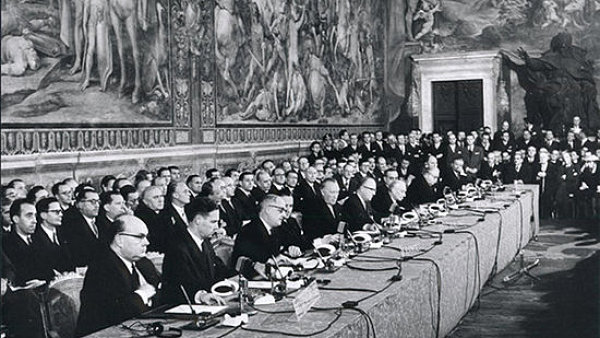 Podpis Římské smlouvy v roce 1957