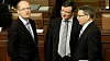 Šéf ČSSD Sobotka a poslanec Rath a místopředseda sněmovny Zaorálek