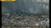 M�sto, kam v Dama�ku dopadly izraelsk� rakety. Z�b�ry odvys�lala televize Al Manar.