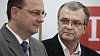 Petr Ne�as s Miroslavem Kalouskem
