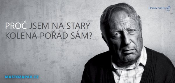 Banner z kampaně Domova Sue Ryder