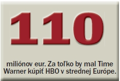 mili�nov eur. Za to�ko by mal Time Warner k�pi� HBO v strednej Eur�pe