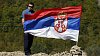 Srbsk� vlajka na barik�d� v Kosovu - ilustra�n� foto