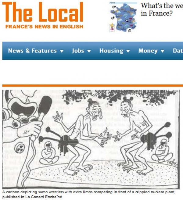 Francouzsk tdenk La Canard Enchaîn rozhnval svmi kreslenmi vtipy Francouze