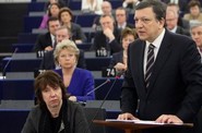 P�edseda EK Jos� Barroso v Evropsk�m parlamentu