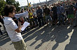 Demonstrace na podporu odvolaného ministra spravedlnosti Jiřího Pospíšila se konala 27. června na Palackého náměstí v Praze. Demonstrace na podporu odvolaného ministra spravedlnosti Jiřího Pospíšila.