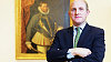 Mark MacDonnell objevil unikátní podobiznu Rudolfa II. Mark MacDonnell objevil unikátní podobiznu Rudolfa II. Obraz visí za ním.