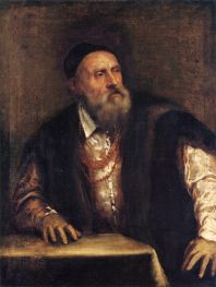 Takto se na autoportrtu z roku 1562 zachytil mal Tizian.