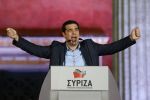 ekov oslavuj vtzstv strany Syriza ve volbch.