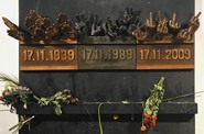 Upravený památník 17. listopadu Upravený památník 17. listopadu