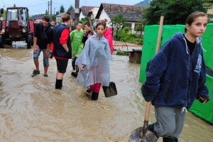 Záplavy na Slovensku. TASR/P.Ďurčo Záplavy na Slovensku. TASR/P.Ďurčo